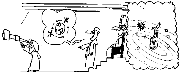 Galileo's ridiculous theory about a fast moving earth