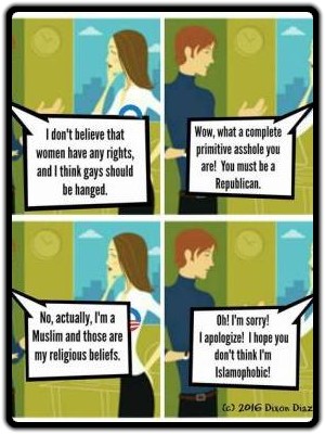 Islam trumps women's and gay rights
